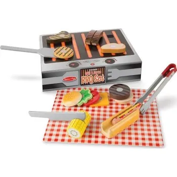 Dřevěná hračka Dřevěný BBQ set