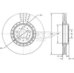 Brzdový kotouč TOMEX Brakes TX 73-09