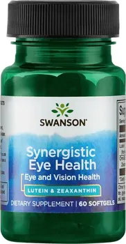 Přírodní produkt Swanson Synergistic Eye Health Lutein & Zeaxanthin 60 cps.
