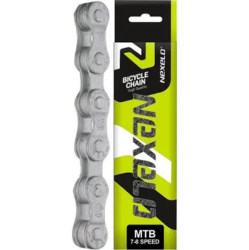 Řetěz na kolo Nexelo 7- 8 Rychlostní 1/2x3/32 BOX Nerez řetěz