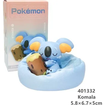 Hračka Pokémon Spící pokémoni s vlastním pelíškem Varianta: Komala, Balení: s krabicí