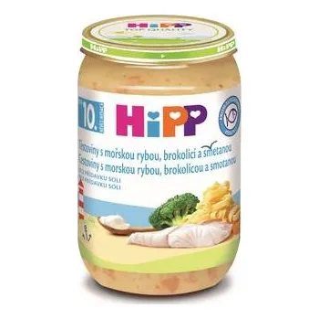 Dětská výživa Hipp Těstoviny s mořskou rybou, brokolicí a smetanou 220 g