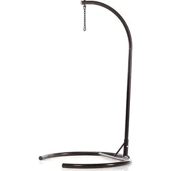 Stojan na závěsné houpací křeslo 201 cm hnědý