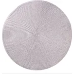 Prostírání kulaté GLITTER stříbrná Ø 38 cm Mybesthome