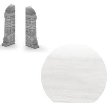 soklová lišta NOVÁK Koncovka L+P k soklové PVC Ballarat 56x23 1 pár NGTKH4