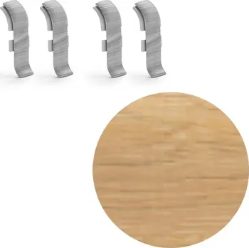 soklová lišta NOVÁK Spojka k soklové liště PVC Gladstone přírodní 56x23 4ks NGTFH8