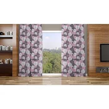 Orbytex Zatemňovací závěs hotový - Iris lila Rozměry: Š/V 145x150 (1ks), Vršek závěsu: ŘASÍCÍ STUHA