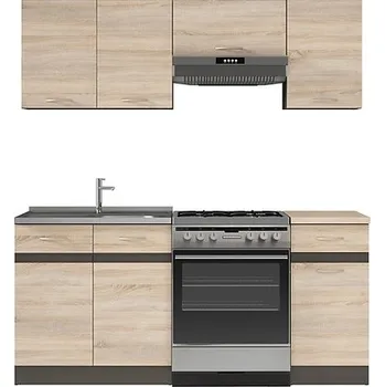 Kuchyňská linka Kuchyňská linka JUNONA 180 dub sonoma