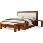 Postel Postelia MODENA Buk 180x200 - dřevěná postel z masivu o šíři 12x8 cm