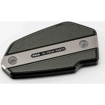 Brzda pro motocykl Krytka brzdové nádobky PUIG 9275P stříbrná