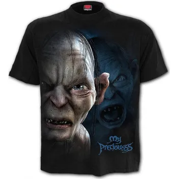 Pánské tričko Unisex Tričko Spiral PÁN PRSTENŮ - LOTR HOBBIT - GOLLUM - MY PRECIOUSSS FG351696 Velikost: S