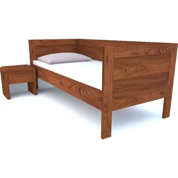 Postel Postel Postelia TRIO do U, 90x210 cm, buk - Dřevěné jednolůžko z bukového masivu