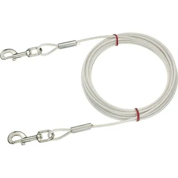 Obojek pro psa CAMON OCELOVÉ LANO 3,5 mm x 6 m