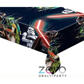Jednorázový ubrus Ubrus plastový 1,2 x 1,8 m - Star Wars