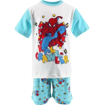 Chlapecké pyžamo SUN CITY Dětské pyžamo Spiderman Crawler bavlna tyrkysové Velikost: 98 (3 roky)