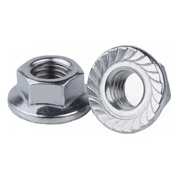 Matice FVE Matice M8 s ozubeným límcem DIN 6923 A2, nerez