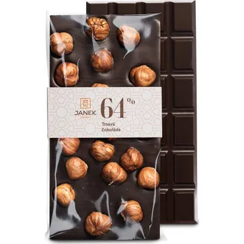 Čokoláda Hořká čokoláda s lískovými ořechy