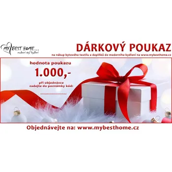 Vánoční dekorace DÁRKOVÝ POUKAZ hodnota dárkového poukazu: 1000,- TIP NA DÁREK!