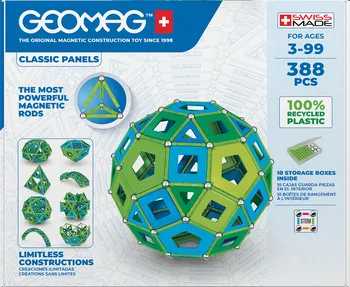 Stavebnice Geomag Geomag Classic Panels Masterbox Cold 388 dílků