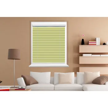 Žaluzie Rolux Vnitřní hliníková žaluzie Světle zelená BRILANT, 800 mm, 1100 mm, Světle zelená
