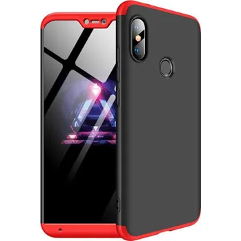 Xiaomi Celotělový 360° kryt Redmi 9T - Černo/červená