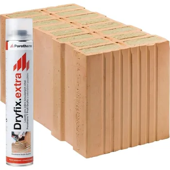 cihla Cihla broušená Porotherm 50 T Profi Dryfix 1/2 P8 500×123×249 mm