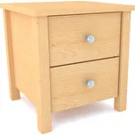 Postelia noční stolek DANTE DUO - Provedení masiv buk nebo za příplatek Olše, Bříza, Dub, Javor, Jasan