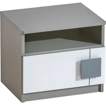 Noční stolek Max-i GIMMI G12 noční stolek - výprodej Zvolte barvu:: dub santana + šedá