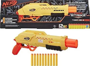 Dětská zbraň NERF Alpha Strike Tiger DB-2 + náboje 12 ks