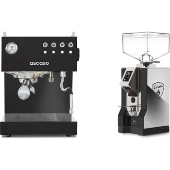 Kávovar Ascaso Steel DUO, Black + Eureka Mignon Specialita, NX black