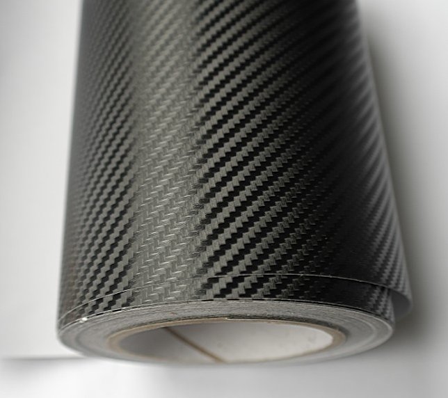 KARBON FOLIE 3D černá - CARBON FOLIE, KARBONOVÁ FOLIE 25cm x 50cm