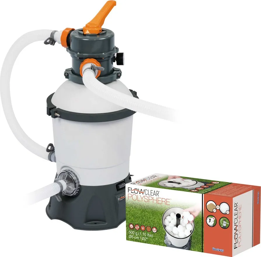 Foto Bazénová filtrace Bestway Standard Plus 58515 + filtrační náplň ...