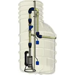 PUMPA Classic set pro tlakovou kanalizaci DN40 včetně čerpadla Pumpa INOX Morava HD 5-16-T 1,1kW 400V kabel 10m ZB00062077