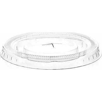 Jednorázové nádobí Gastro obaly Víčko PET ploché s průsekem prům. 78mm (min. počet 1250ks)