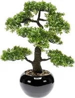 Emerald Umělý fíkus mini bonsai 47 cm zelený