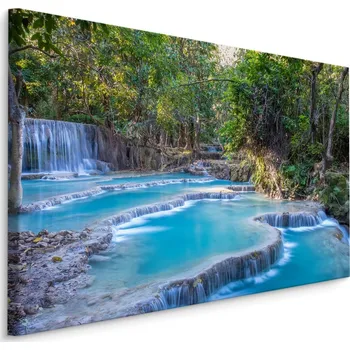 Plátno Pohled Na Vodopád Kuang Si V Laosu Varianta: 40x30
