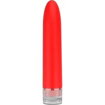 Vibrátor Vibrátor Luminous Eleni červený, multirychlostní vibrátor 13,9 x 2,5 cm