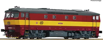 Modelová železnice Roco Dieselová lokomotiva Bardotka 751 375-7 ČD 70923