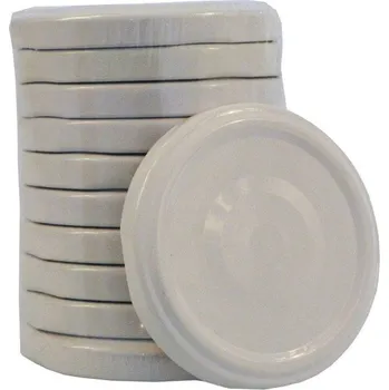 Víčko na zavařovací sklenici M.A.T. Group Twist závitové víčko 6,3 cm 10 ks bílé