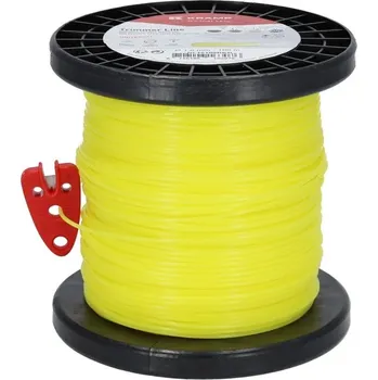 Žací struna žlutá, kulatá, 1,6 mm x 100 m Kramp (KP-NL16100RKR) (Standardní typ žací struny pro sekání nízké i vysoké trávy, typ nylonové lanko kruhové, průměr 1,6 mm, délka 100 m.)