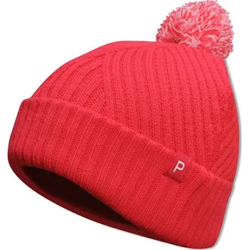 Čepice Puma W kulich Removable Pom P Beanie - červený