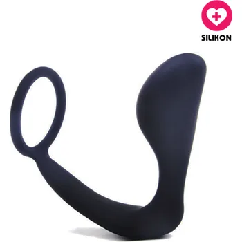 VšeNaSex.cz Silikonový erekční kroužek Anal Plug Ring