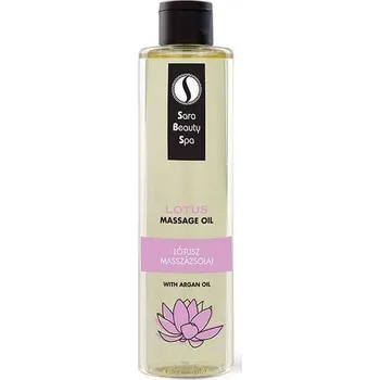Masážní přípravek Sara Beauty Spa přírodní rostlinný masážní olej - Lotus 250 ml