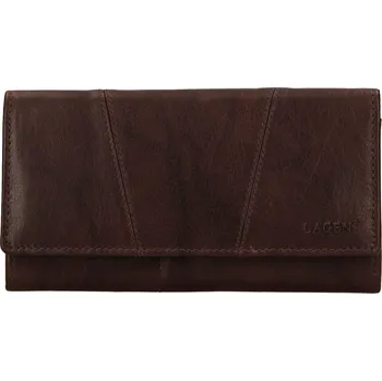 Peněženka Dámská peněženka Lagen Monas - tmavě hnědá