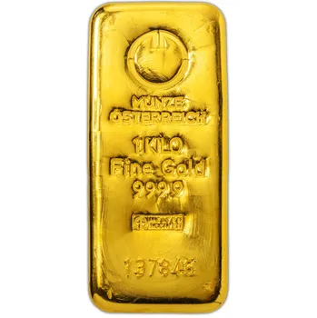 Münze Österreich Zlatý investiční slitek 1 kg