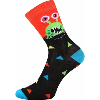 Ufonek Dětské ponožky Lonka mix holka oranžová (pár) vel. 20-24