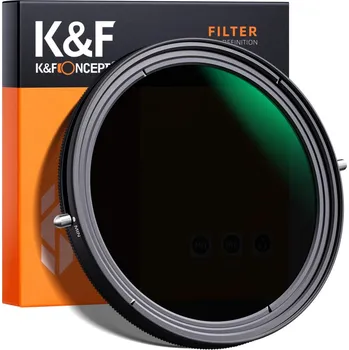 Filtr K&F Concept Fader MRC Nano X ND2-32 s CPL 55mm (Fader ND filtr s rozsahem ND2 až ND32)