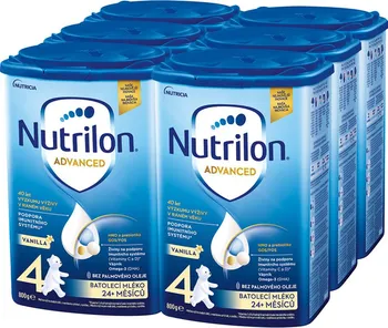 kojenecká výživa Nutricia Nutrilon 4 - 6x 800 g vanilka