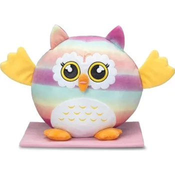 Dekorativní polštářek Dormeo Hoo-Hoo Sovičky náladičky 33 x 27 cm