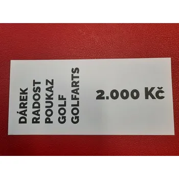 Dárkový potravinový koš Dárkový poukaz GA 2000,- Kč